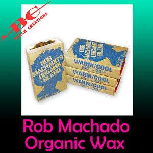 Bubble Gum Rob Machado Natural Surfboard Wax Cool Warm  