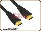 HDMI Male to HDMI Male, 6 Cable  
