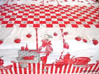 Barbeque Party Grill Table Cover Picnic Red White BBQ  