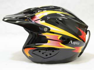 New ALLPRO Ski Snowboard Winter Sports Helmet Black Red Visor S M L 