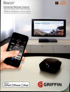 Griffin Beacon Universal Remote Control System   iPhone becomes your 