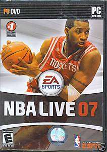 NBA Live 07 (PC Games) Hoops Basketball 2007 ESPN DVD 014633152401 