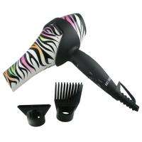 Hot Tools Rainbow Zebra 1875w Hair Dryer Blow Dryer New In Box 