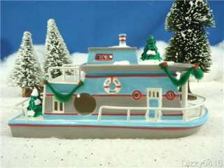 Dept 56 Snow Village Jingle Belle Houseboat #51144 (14)  