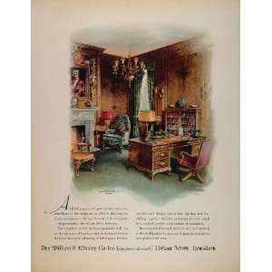  1930 Vintage Ad Executive Office Furniture Desk Wholey 