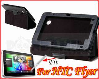   for iPhone 4 4G Premium Leather Case withStand Magnetic For HTC Flyer
