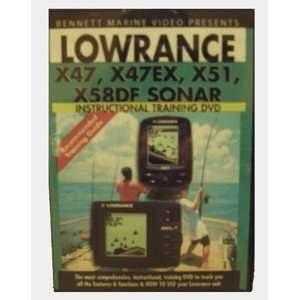  BENNETT DVD LOWRANCE SONAR X47 X47EX X51 X58DF Sports 