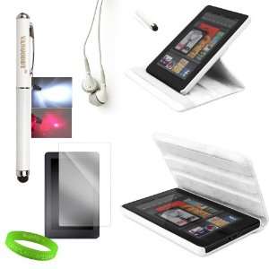   kindle Fire Accessories by VanGoddy Cloud White 
