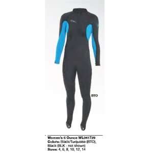   Womens 6 Ounce UPF50+ Lycra Front Zip Jumpsuit