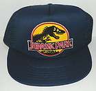 jurassic park movie logo embroidered patch baseball hat new unused one 