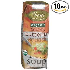 Pacific Natural Foods Organic Creamy Butternut Squash Soup, 8 Ounce 