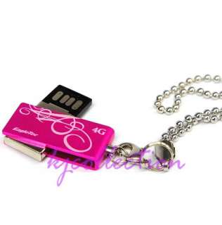 EagleTec 4GB 4G USB Flash Drive Strap Mini Limited Pink  