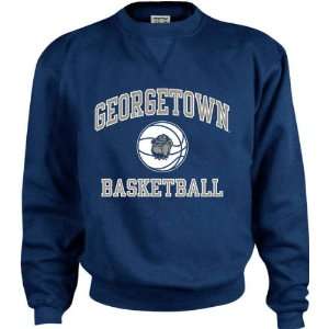  Georgetown Hoyas Perennial Basketball Crewneck Sweatshirt 