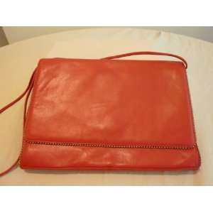  Red Leather Anne Klein Purse 