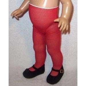  New RED FISHNET DOLL TIGHTS fit AMERICAN GIRL Dolls Toys & Games