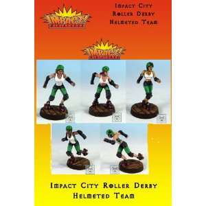  Impact City Roller Derby Miniatures Professional Team 