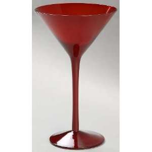  Artland Crystal Midnight Rouge Martini Glass, Crystal 