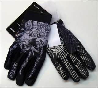 NEW Burton Spectre Mens Gloves L, XL (Large or Extra L) Bugs Black 