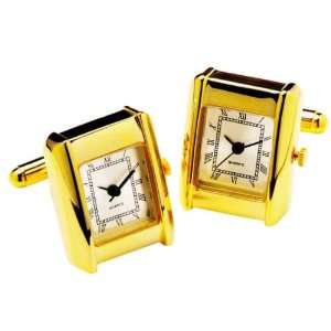  Gold plated Watch cufflinks Jewelry