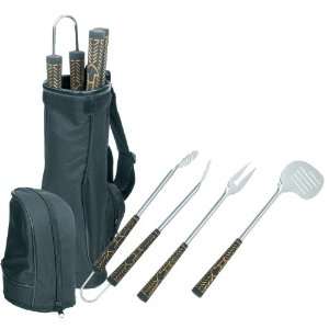  Kitchenworthy Golf Style Bbq Tool Set Patio, Lawn 