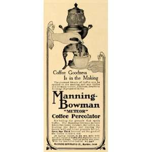   Meteor Coffee Percolator Maker   Original Print Ad