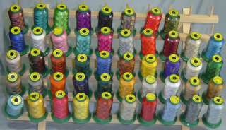 Poly X40 Popular Embroidery Thread Set 48 Count 1100 YD  