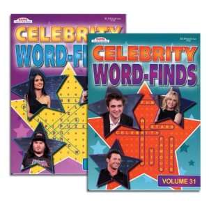  Kappa Celebrity Word Finds (Volume 29 or 30 Choose below 