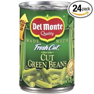 Del Monte Cut Green Beans, 14.5 Ounce (Pack of 24)  