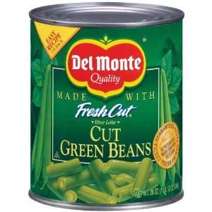 Del Monte Green Beans Cut   12 Pack  Grocery & Gourmet 