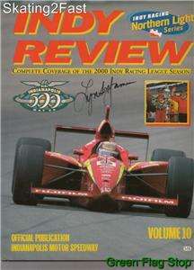 Lyn St. James Autograph 2000 Indy Review Yearbook 500  
