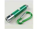 Max 5mW 2 LED Mini Laser Pen Pointer Emergency Flashlight Green #9795 