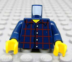 NEW Lego Girl Boy Minifig TORSO w/Dk Blue Shirt Pattern  