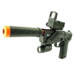  CYMA P.813A1 Airsoft Gun (Silencer, Infrared Gunsight, and 