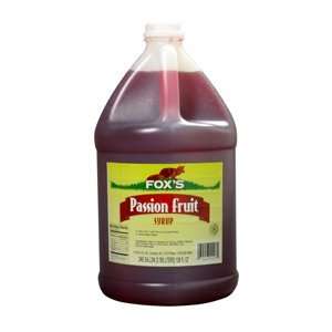 Foxs Passion Fruit Snow Cone Syrup 1 Gallon  Grocery 