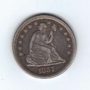  1838 1891 Seated Quarter G/VG 