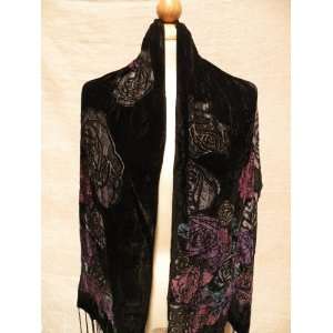  Scarf w/ 2 Gorgeous Designs, Smooth,Soft Touch Throughout . Elegant 