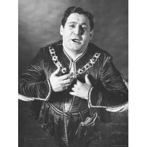  Operatic Tenor Richard Tucker Costumed for the Role of Enzo 
