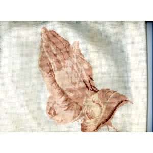  Praying Hands Handcrafted Finished Cross Stitch Design 