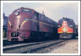 Railroad Poster Pennsylvania RR EMD E8 Diesel  