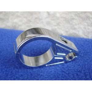 1 CHROME CLUTCH CABLE CLAMP FOR HARLEY & CHOPPERS 