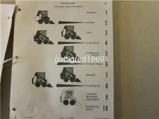 1988 Case 1825 Uni Loader Skid Steer Parts Catalog Manual LOTS More 