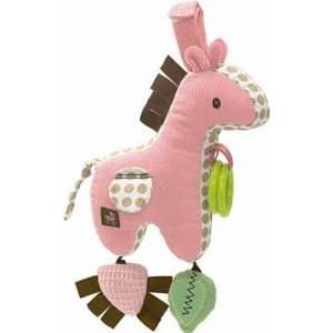  Gund Giraffe Activity Toy   Pink 5.5 Baby