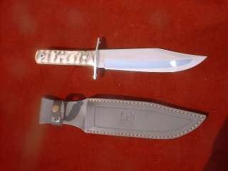 Hen & Rooster Germany Bowie Knife with Leather Holster  
