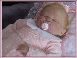 Gorgeous So Real Reborn Baby Doll Sweet Baby Girl with Human Hair 