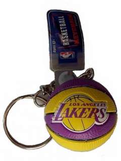 LOS ANGELES LAKERS TEAM IMAGE MINI BASKETBALL KEYCHAIN  