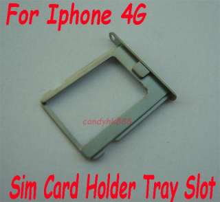 Package Included  1 SIM Card Slot Tray Holder for Apple iPhone 4G