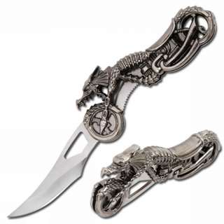 NEW Dragon Motorcycle Biker Folding Knife  