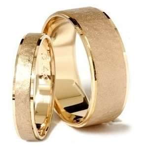   Inc. Matching Hammered Comfort Fit His Hers Wedding Band Set Jewelry