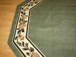 NEW Area Rug ROMANY VINE IVY Sage 6 Octagon $230  