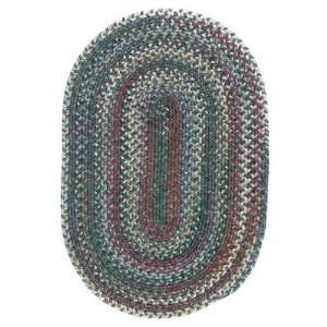   Chestnut Knoll Braided Rug   Thyme Green, 8 ft. Round